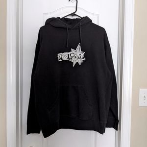 Black Volcom Sweatshirt Hoodie Size Large